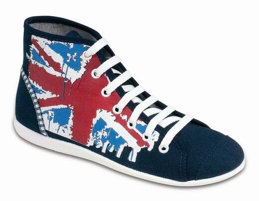 BEFADO kotníkové tenisky LENA 311Q002 vlajka, protisklu